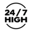 24/7 high Logo